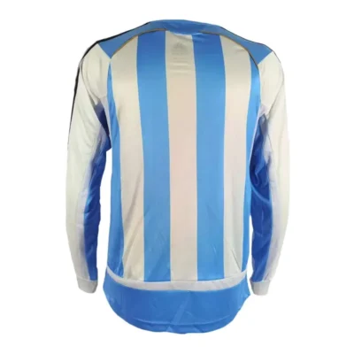 Retro Argentina World Cup 2006 Home Long Sleeve Jersey - Image 10