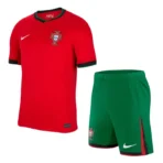 2024  Portugal Nation Home Whole Kit(Jersey+Shorts+Socks) Euro - Image 2