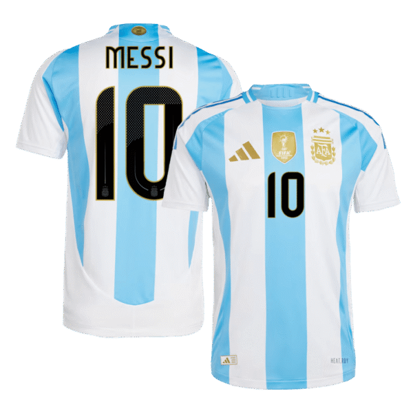 Adidas Authentic MESSI #10 Soccer Jersey Argentina Nation Home Shirt 2024