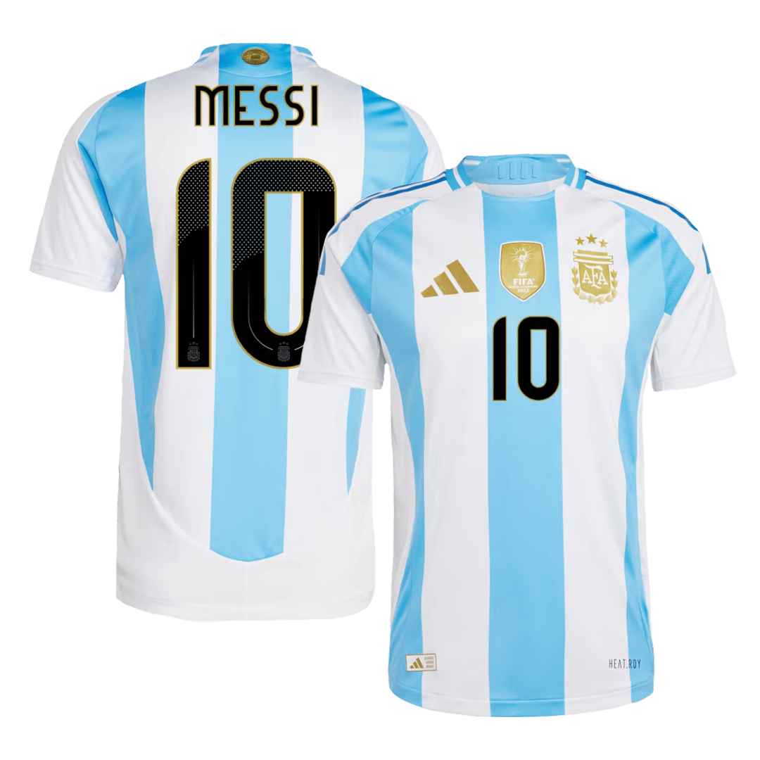 6e401e40e9.png Adidas Authentic MESSI #10 Soccer Jersey Argentina Nation Home Shirt 2024 - Image 1