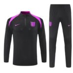 2025 England Black Training Kits Long Football Track suits