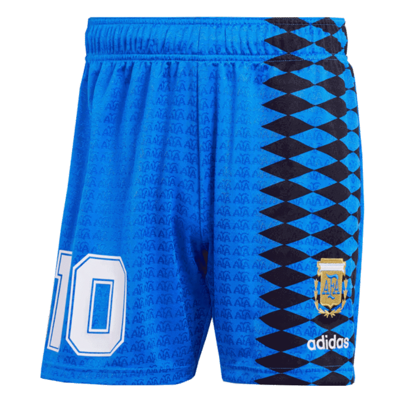 Retro Argentina Nation Jersey #10 Away Soccer Uniform Kids Kit 1994 - Image 4