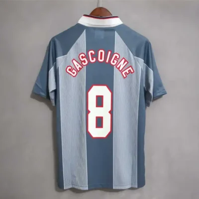 England Euro Cup 1996 Retro Soccer Jersey Away - Image 5