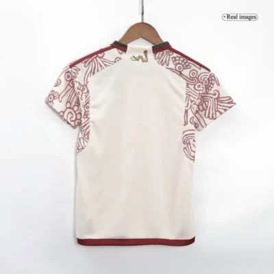 Mexico Kids World Cup 2022 Jersey Away Kit(Jersey+Shorts) - Image 2
