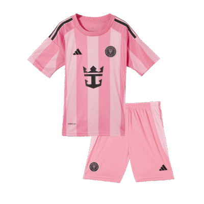 Kids Inter Miami CF Adidas Custom Home Soccer Kits 2025