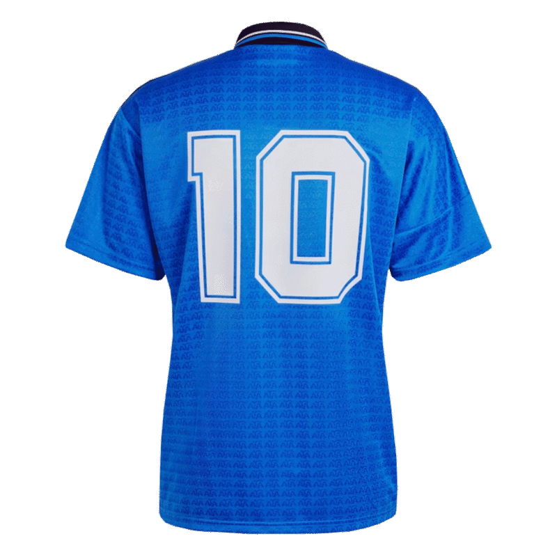 Retro Argentina Nation Jersey #10 Away Soccer Uniform Kids Kit 1994 - Image 3