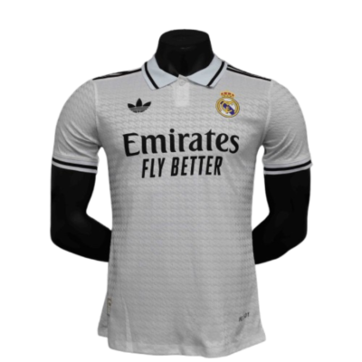 Real Madrid  24-25 Home Player Edition White POLO Shirt