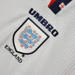 1998 England World Cup Home Retro Jersey Long Sleeve #7 BACKHAM #20 OWEN - Image 5
