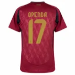 Belgium Home Openda 17 Shirt 2024-2025 Player version Non-Customize - Image 2
