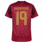 Belgium Home Bakayoko 19 Shirt 2024-2025 Player version Non-Customize - Image 2