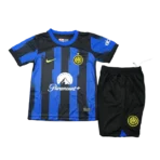 Kids Inter Milan 2023/24 Home Kit Jersey+Shorts - Image 2