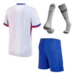 2024 France Nation Away Whole Kit(Jersey+Shorts+Socks) Euro - Image 2