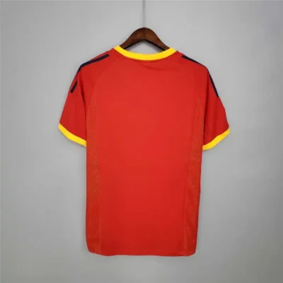 2002 Spain Nation Retro Jersey Home World Cup - Image 2