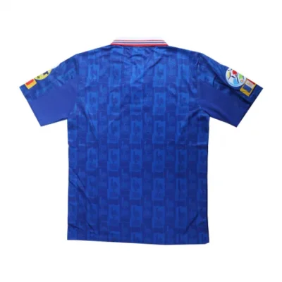 1996 France Retro Jersey Home Euro Cup - Image 2