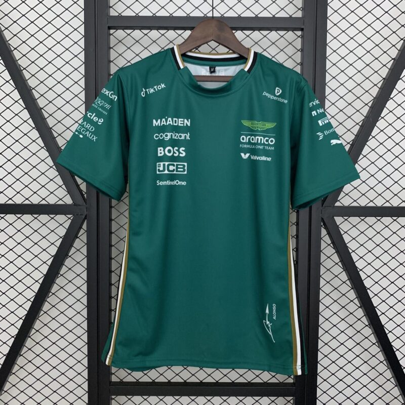 Aston Martin F1 2025 Kids Alonso Driver T-Shirt - Image 3