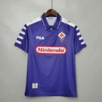 Fiorentina RUI COSTA #10 BATISTUTA #9 Retro 1998/99 Jersey Home - Image 9