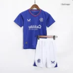 Kids Glasgow Rangers 2023/24 Home Kit Jersey+Shorts - Image 10