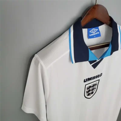 England Euro Cup 1996 Retro Jersey Home - Image 6