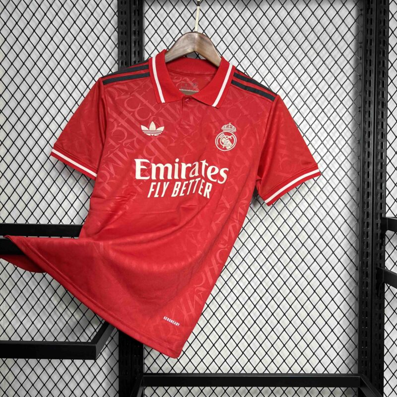 Real Madrid  24-25  Red Kit Football Apparel - Image 7