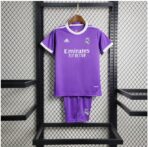 real madrid16-17 Away Retro Kids Kits Children Sets Football Jersey - Image 3