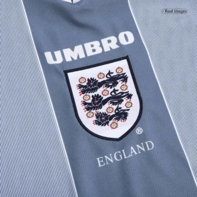 England Euro Cup 1996 Retro Away Long Sleeve Jersey - Image 6
