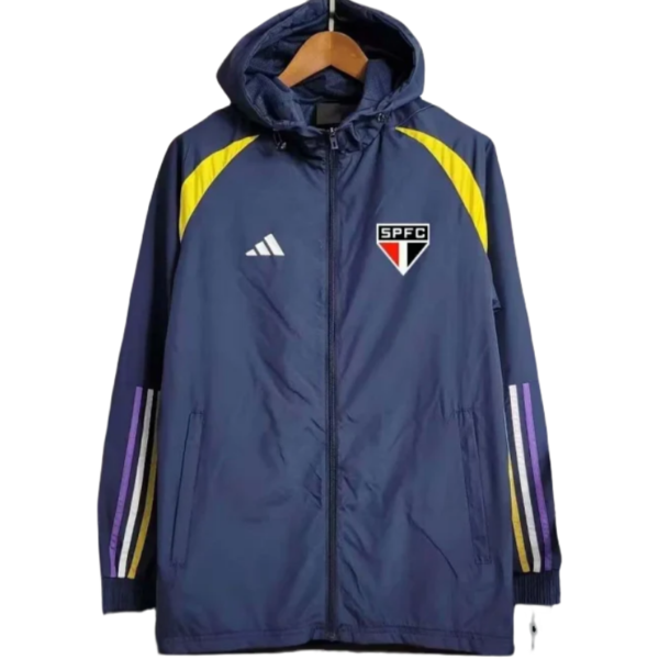 S?o Paulo 2023 Windbreaker Navy blue Soccer Jersey