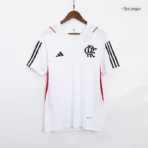 CR Flamengo Pre-Match 2023/24 Jersey White Replica - Image 3