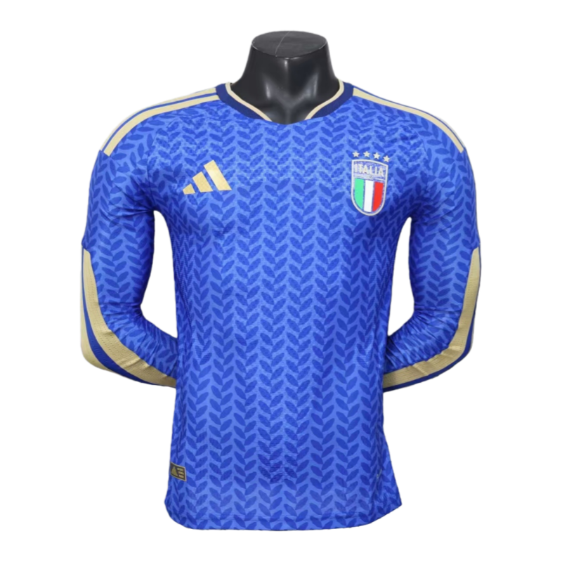 b37b335c12.png 2026 ltaly World Cup Home Long Sleeve Football jersey Player version - Image 1