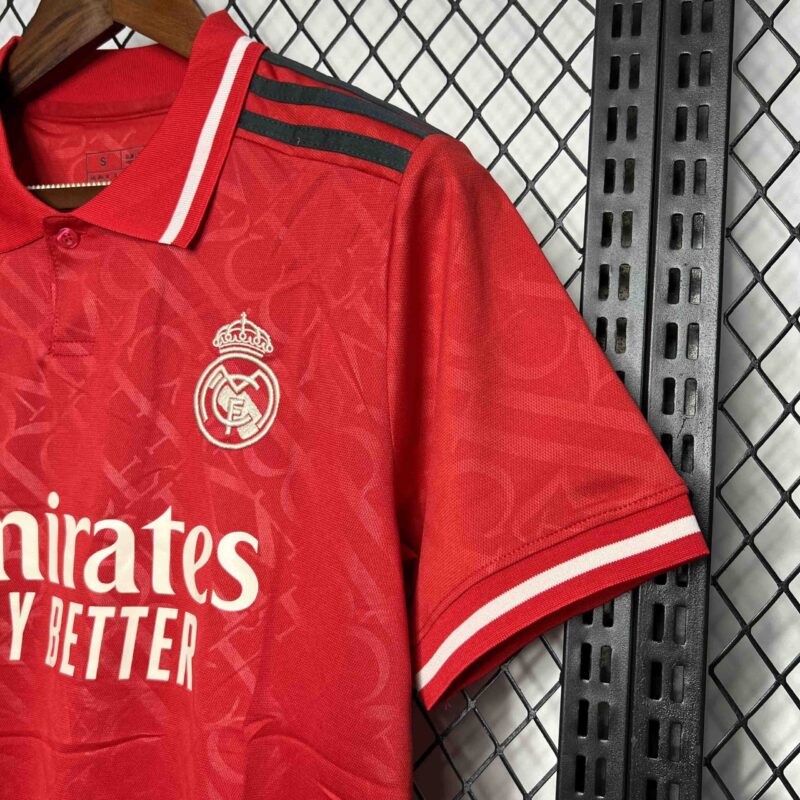Real Madrid  24-25  Red Kit Football Apparel - Image 4