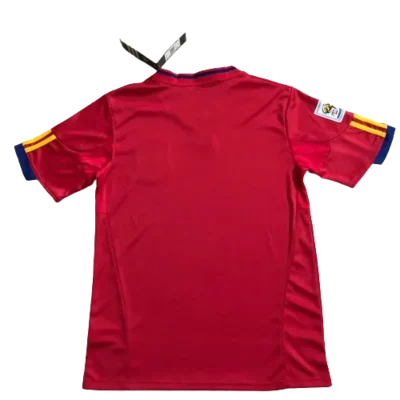 2010 Spain Nation Retro Jersey Home World Cup - Image 2
