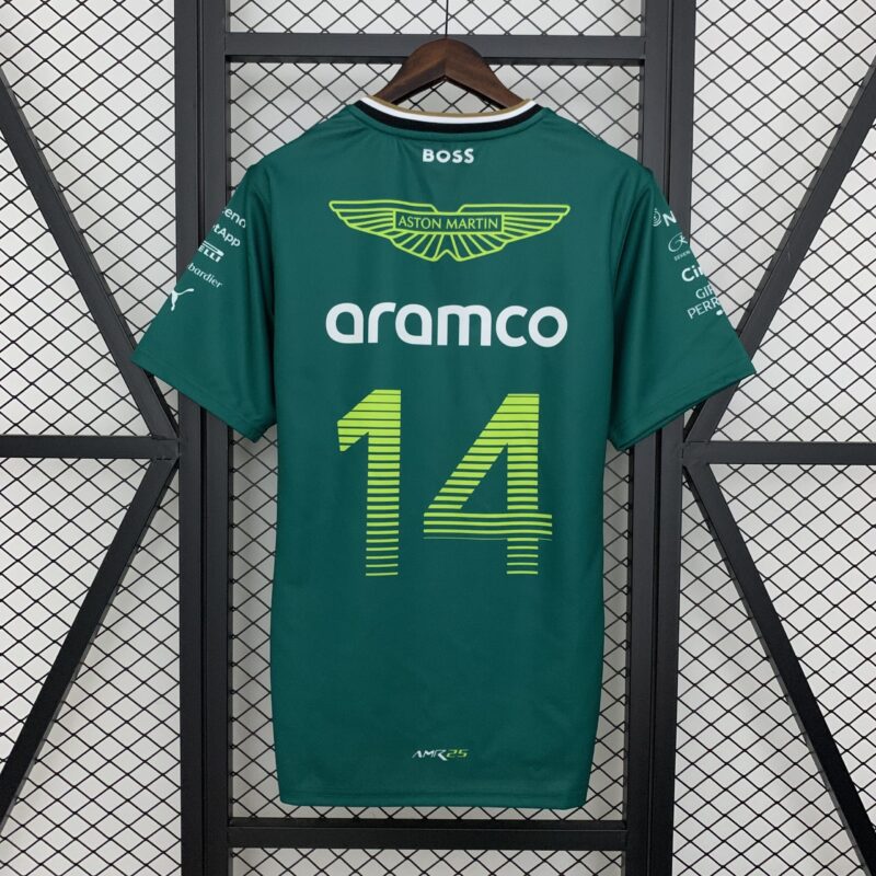 Aston Martin F1 2025 Kids Alonso Driver T-Shirt - Image 4