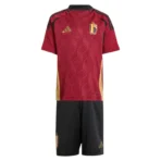 Kids Belgium Nation Home Jersey Kit Euro 2024