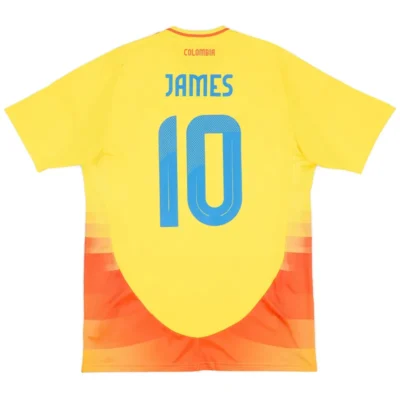 Colombia Nation Home L.Díaz #7 James #10 Football Jersey Copa America 2024 - Image 2