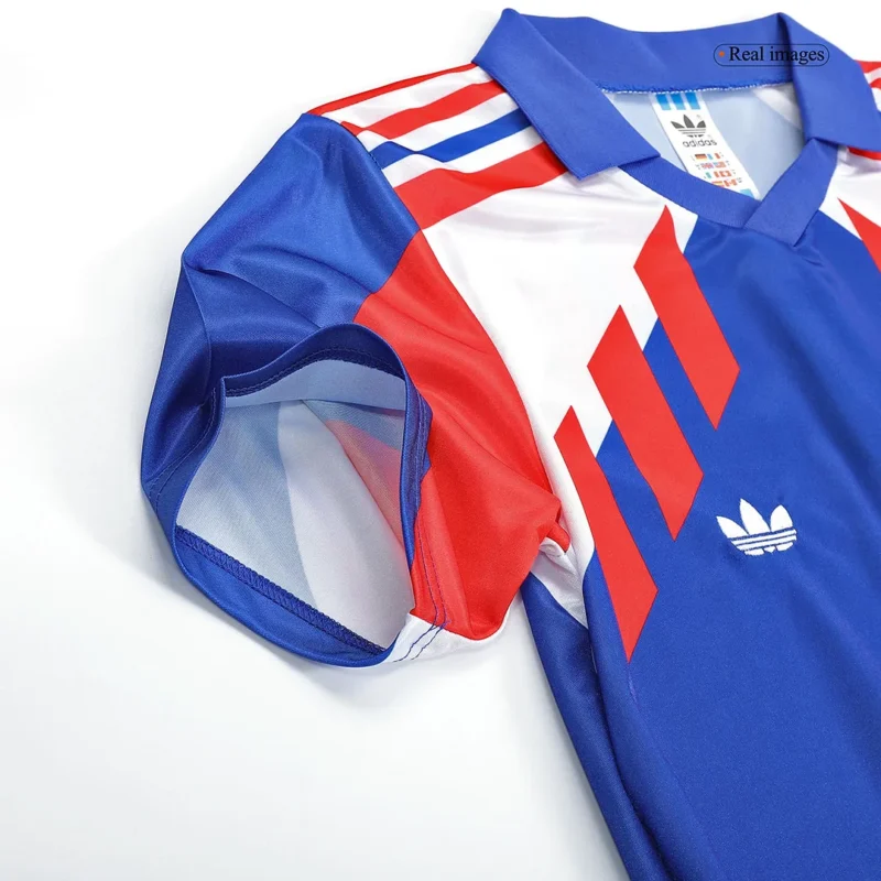 1990 France Retro Jersey Home World Cup - Image 8