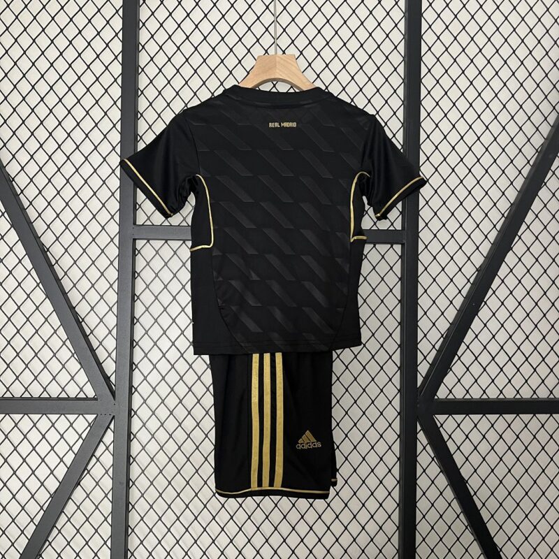 Real Madrid  11-12 Away Retro Kids Kit Football Jersey - Image 3