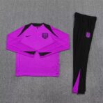 2025 England Purple Training Kits Long Football Track suits - Image 3