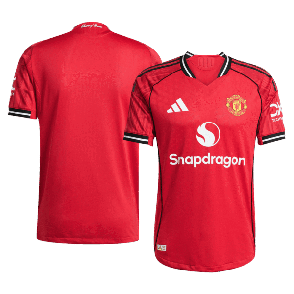 Manchester United Home Shirt Soccer Jersey Player Edition 2025-26