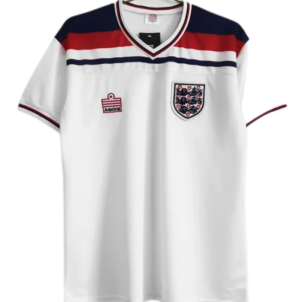 England  1982 Retro Soccer Jersey Home Replica