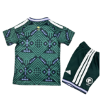 2026 Saudi Arabia World Cup Home Kids green Football jersey Kit Fan version - Image 2