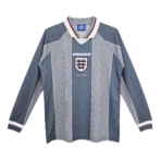 England Euro Cup 1996 Retro Away Long Sleeve Jersey