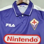 Fiorentina 1998/99 Retro Soccer Jersey Home Replica - Image 3