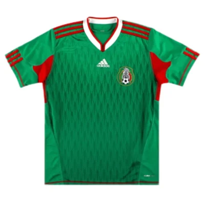 Mexico World Cup 2010 Retro Home Jersey