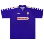 Fiorentina RUI COSTA #10 BATISTUTA #9 Retro 1998/99 Jersey Home - Image 2