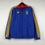 2023-2024 Juventus Reversible Windbreaker£¨Blue-red£©Soccer Jersey 1:1 Thai Quality - Image 4