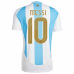 Argentina Home Messi 10 Shirt 2024-2025 (Gold Printing)  Non-Customize - Image 2