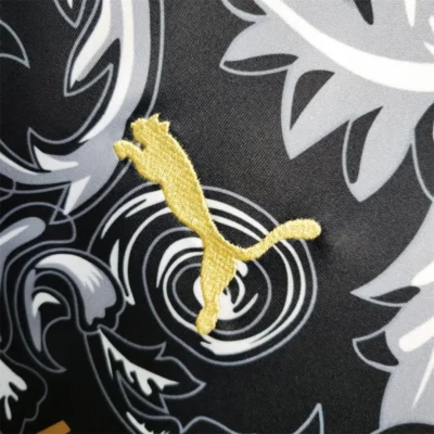 2023 Italy Nation VERSACE Special Edition Black Jersey - Image 6