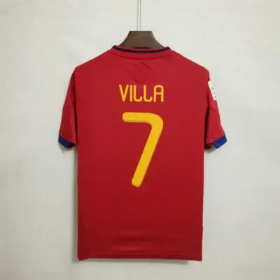 2010 Spain Nation Retro Jersey Home World Cup - Image 6