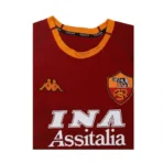 Serie A Roma Club Totti #10 Batistuta #18 Retro Jersey Home 2000-01 - Image 8