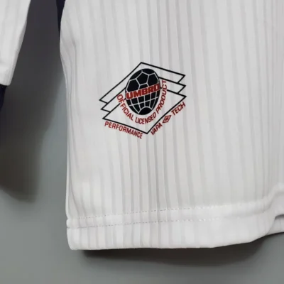 1998 England World Cup Home Retro Jersey Long Sleeve #7 BACKHAM #20 OWEN - Image 4