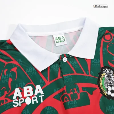 Mexico 1997 Retro Jersey Home - Image 5